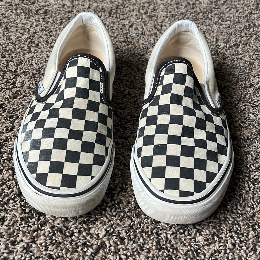 Vans, Size: Women’s 8, checkered print
